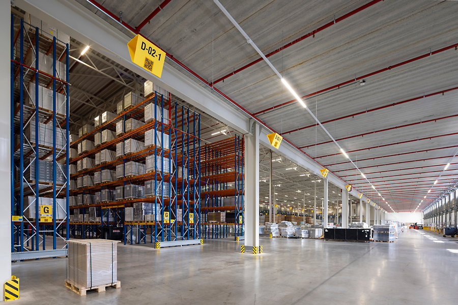 Cotap magazijn binnen