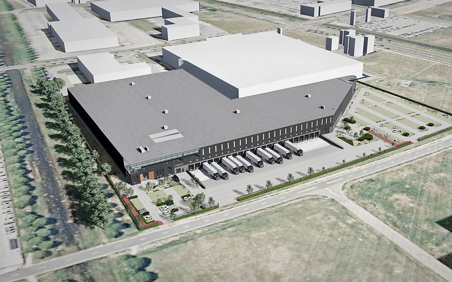 Ontwerp van het distributiecentrum van Cotap