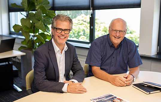 Jeroen de Zwart en Harry Elshof