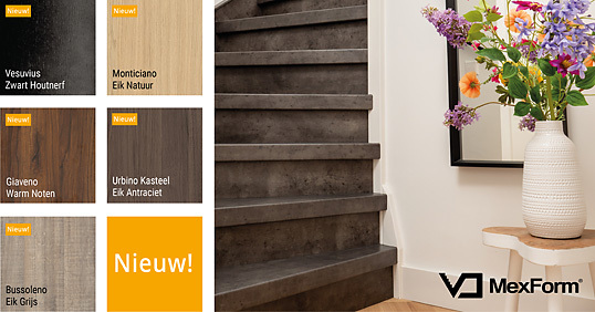 Vijf nieuwe kleuren MexForm