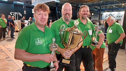 Van links Jaap van Elden