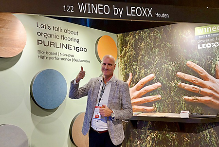 Bas Zonneveld vertelt dat Wineo uit 85 procent biobased materiaal bestaat