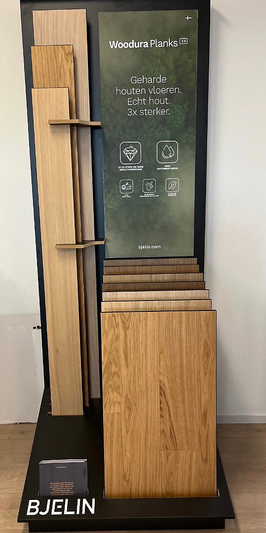 De Woodura 3.0 presentatiedisplay