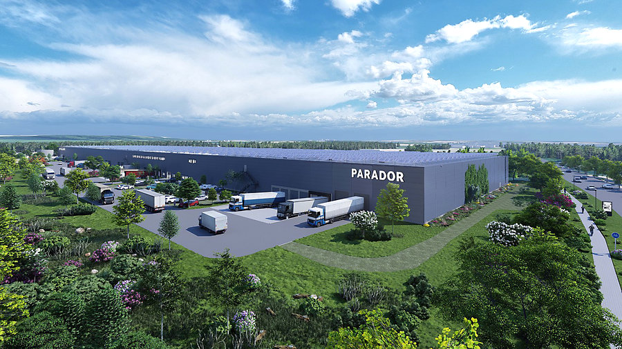 Het nieuwe logistiek centrum van Parador dat dit jaar in gebruik werd genomen. (Foto: Parador) Het nieuwe logistiek centrum van Parador dat dit jaar in gebruik werd genomen