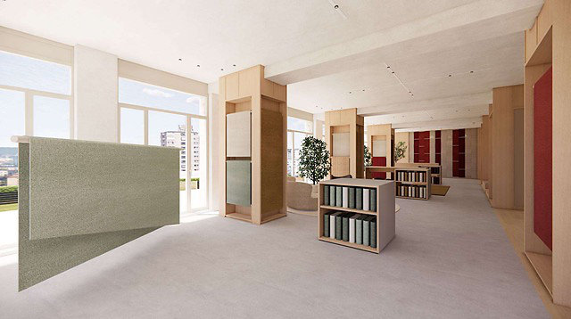 Impressie brand Center Amsterdam