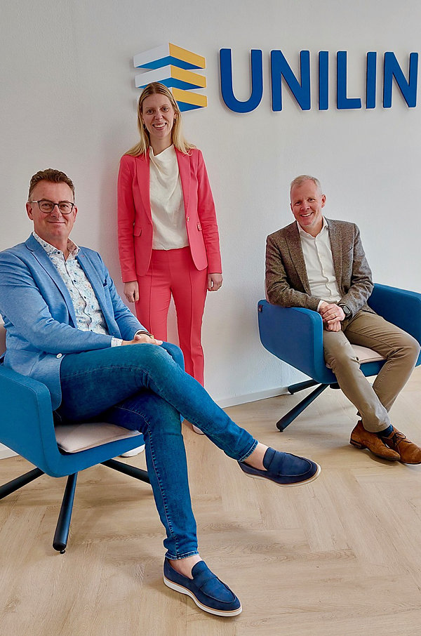 Van links Richard Lensen Anouk van Rooijen en Danny Englebert