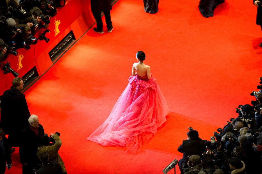 Object Carpet verzorgt volgende maand wederom de rode loper voor filmfestival Berlinale in Berlijn. 090212 AJ 0987