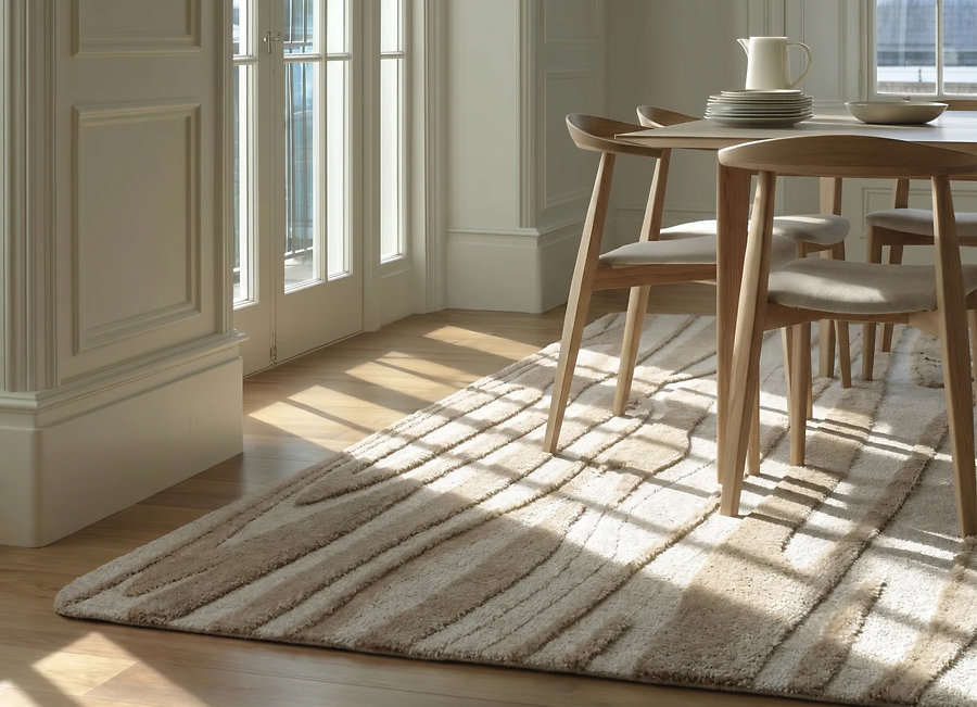 Tapijtproducent CSrugs vraagt opnieuw aandacht voor de ‘Nervure’-collectie CSrugs Nervure collectie