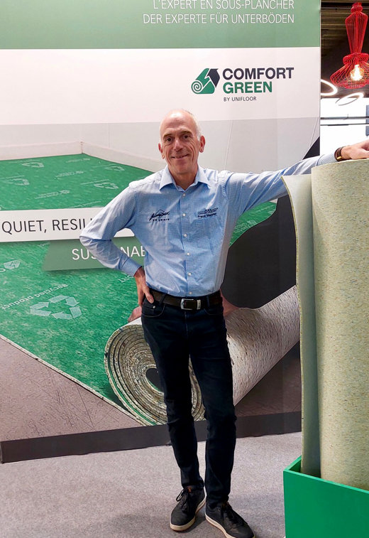 Frank Vousten van Unifloor denkt dat de kwaliteit van het internationale bezoek bepalend is voor het succes van de Flanders Floorings Days