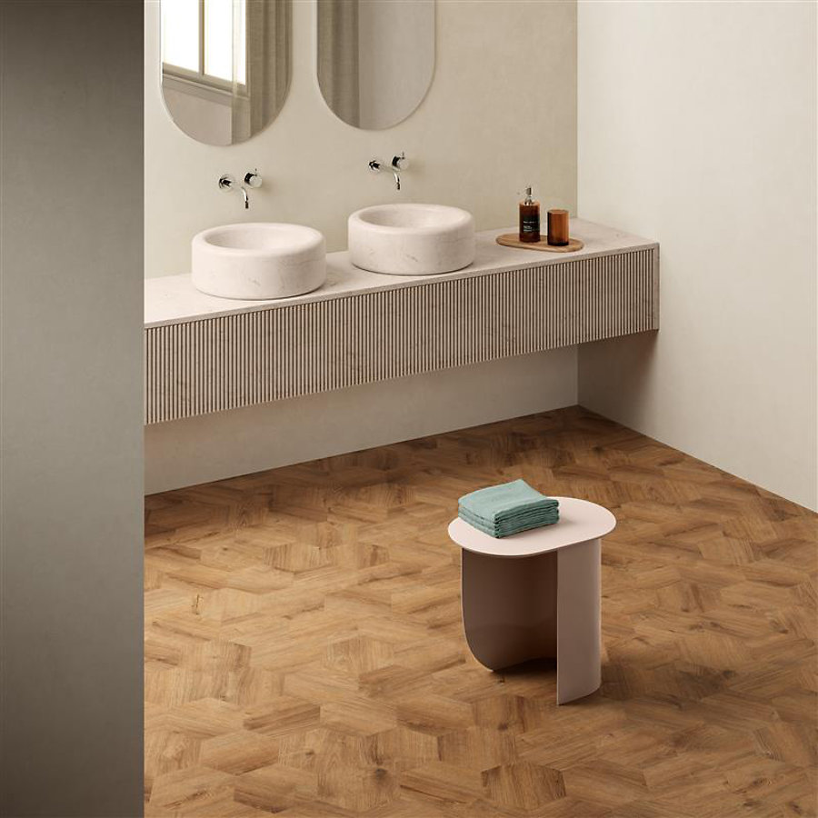 Moduleo LayRed is waterproof en geluiddempend. Moduleo red