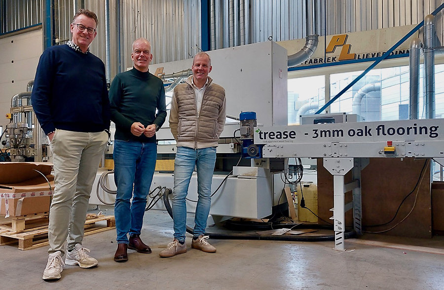 Van links: Richard Lensen, Willem Smid en Danny Englebert. Richard Lensen Willem Smid en Danny Englebert