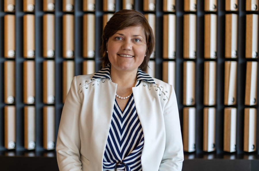 Unilin’s Veronique Hoflack is de nieuwe voorzitter van de European Producers of Laminate Flooring (EPLF). (Foto: Unilin). Veronique Hoflack