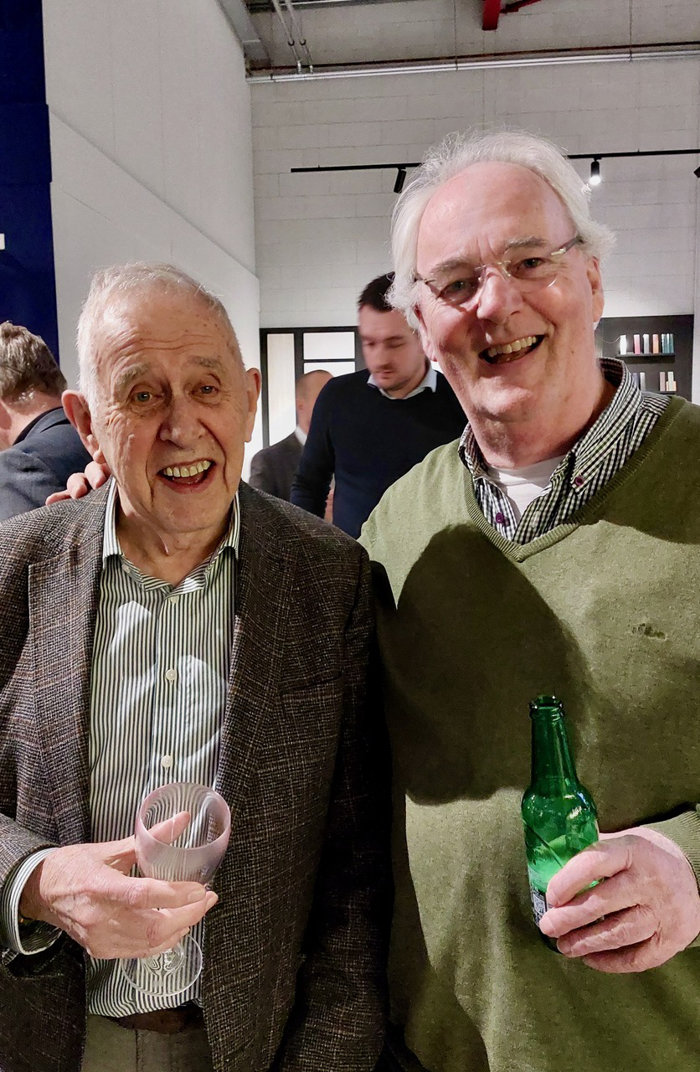 Na vele jaren trouwe dienst blijft Ab Sprong links met naast hem Dirk Dotman ook de komende tijd nog aan als BVP secretaris