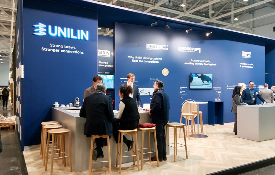 Ook Unilin Technologies presenteerde zich weer aan het grote publiek. Ook Unilin Technologies presenteerde zich weer aan het grote publiek