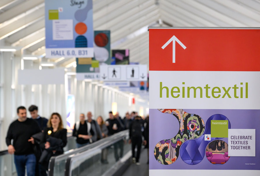 Heimtextil 2026 is afgesloten met een consistent hoge tevredenheid onder zowel bezoekers als exposanten. (Foto: Messe Frankfurt Exhibition GmbH / Pietro Sutera) heimtextil 26 ps 072